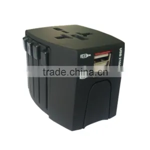 Universal Travel Adapter With USB Gobal Conversion Plug and Socket thumbnail-1