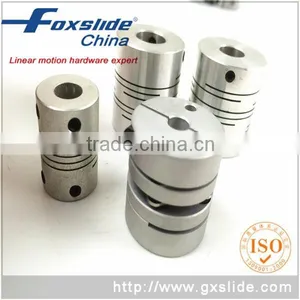 6.35mm to 6.35mm Double Diaphragm Shaft Coupling Disc Couplings Flexible Coupler 26mm OD 25.5mm Length thumbnail-4