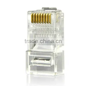 Durable With Thick Piece of Gold Cat5e RJ45 Plug thumbnail-4