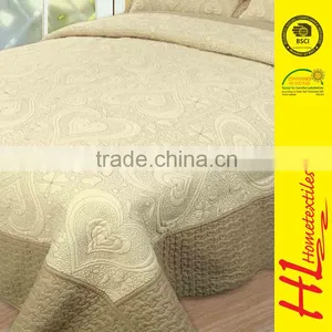 HLHT 6 Years no Complaint Satin Cotton Batik Bedspread Bedspreads thumbnail-1