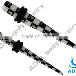 Playboy Print Stretching Ear Tapers,acrylic Ear Expanders thumbnail-1