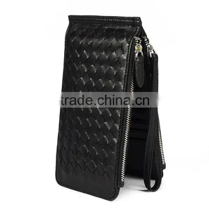 Genuine Leather Wallet Security Ladies Party Clutches Purse thumbnail-3