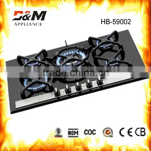SS Top Nice Designed Gas Stove Hob With 5burners thumbnail-1
