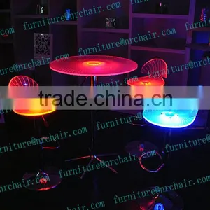 Spyra Modern Led Table and Bar Stools Acrylic Furniture thumbnail-3