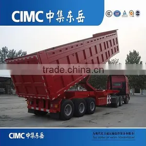 CIMC Widely Used Hydraulic Lifting 3 Axle Tipper Semi Trailer thumbnail-2