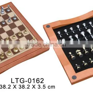 High Quality Wooden Board Handmade Cheap Chess Set thumbnail-1