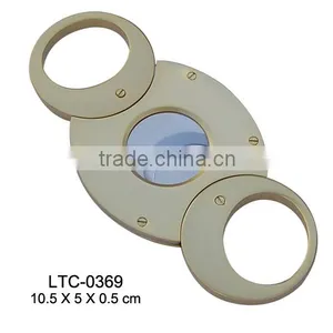 Luxury Gold Stainless Steel Custom Cigar Cutters thumbnail-1