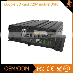 128G Dual sd Card Mobile Dvr , City Bus 4CH SD Card Mobile Dvr Surveillance System thumbnail-1