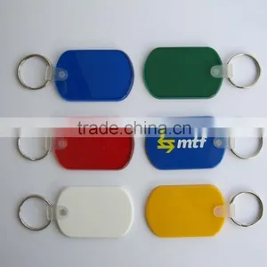 Plastic Flat Pvc Key Chain thumbnail-1