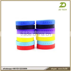 Sport Silicone Bracelet, Debossed Wrisband, Wholesale Silicone Wrist Band ZDS2023 thumbnail-1