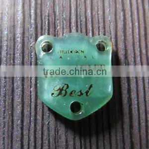 Resin Material Badge For Clothing Resin Label thumbnail-2