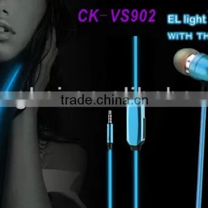 2015 New Arrival EL Wire Earphone thumbnail-1