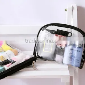 Waterproof Printed Small Button Closure Fold up Cute Travel Pvc Cosmetic Bag thumbnail-6