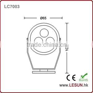 Hot Sales 6W Color Led Under Water Pool Light LC7006 thumbnail-4