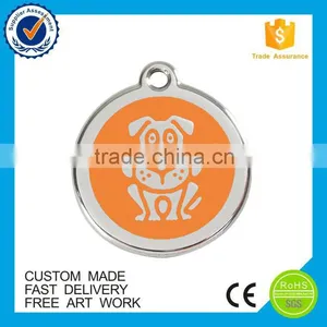 Promotional Cheap Colorful With Glitter Custom Metal Tag thumbnail-6
