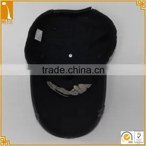 2016 New Customized Adult Size Patch Appique Distressed Washed Caps Hats thumbnail-3