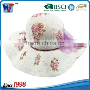 Foldable Golf Straw Made Sun Hats thumbnail-1