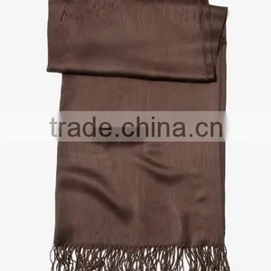 Chestnut Viscose Pashmina Scarf thumbnail-2