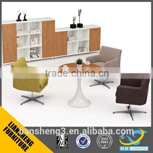 Simple Design Office Furniture Small Round Meeting Table thumbnail-1