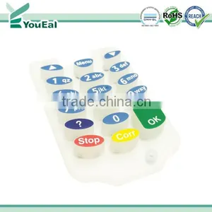 Silk Screen Printing Silicone Keypad for Equipment thumbnail-1