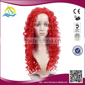 Quality Guaranteed Synthetic Red Synthetic Front Lace Wigs thumbnail-1