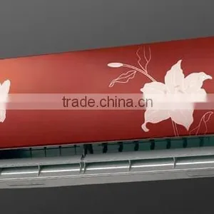 Wall Split Air Conditioner( 9000-36000btu )flower Painted New Panel thumbnail-1