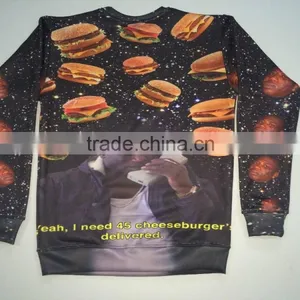 2015 Hot Design Wholesale Crewneck 3D Printing Sweatshirt Sweater thumbnail-3