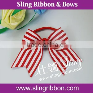 Elastic Hair Band With Ribbon Bow Ribbon Flower thumbnail-1