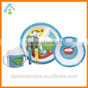 5 Piece Melamine Dinnerware Set for Indoor or Outdoor Dining thumbnail-1