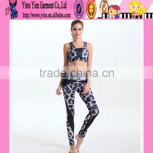 Leopard Print Girls Wearing Yoga Pants High Stretch Elastic Girls Wearing Yoga Pants thumbnail-1