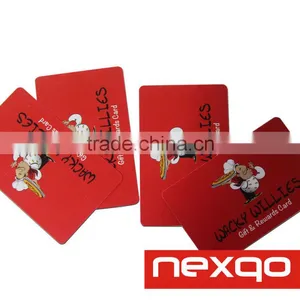 Custom Printing Embossed Number Gift Pvc Card thumbnail-2