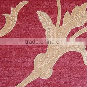 Deep Embossed Pvc Wallpaper /wall Murals With Decorative Flowers thumbnail-5