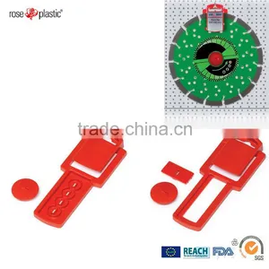 PS Polystyrene Plastic Hacksaw Hanging Clip With Hanger for Display and Show Disc Clip DC thumbnail-1