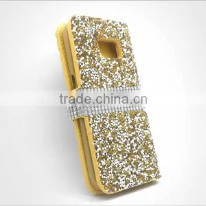 Hot Sell Luxury Diamond Glitter Bling Wallet Phone Case for Huawei Honor Ascend Lite Mate Max Plus 6 7 y8 p8 p9 thumbnail-2