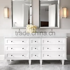 Modern Soild Wood Bathroom Cabinet Set Bathroom Vanity thumbnail-5