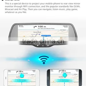 Germid Smart Rearview Mirror With Player and Wifi Mirror Link Function thumbnail-1