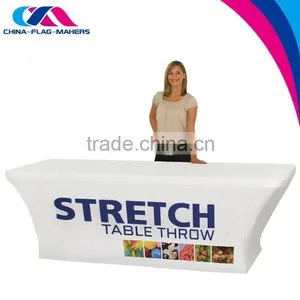 Contour Table Covers Lycra Spandex Table Cover , Trade Show Table Cloth thumbnail-1
