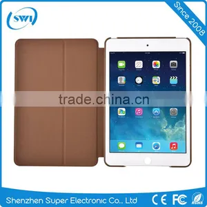 Shockproof PC Back Shell Smart Sleep Wake Stand Leather Case for IPad Mini 4 thumbnail-4