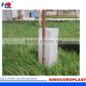 Outdoor Anti-UV Triangle Plastic Corrugated Tree Guard thumbnail-1