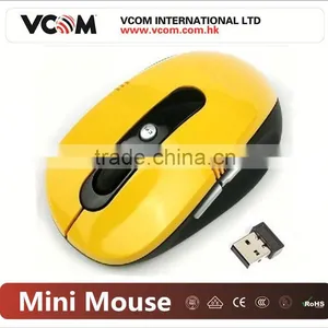 VCOM Different Shapes Wireless Scroll Wheel USB Mini Mouse thumbnail-1