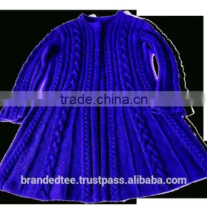 Hand Knitted Sweater HOT DESIGN MANY COLOR Cabel Custom Made thumbnail-6