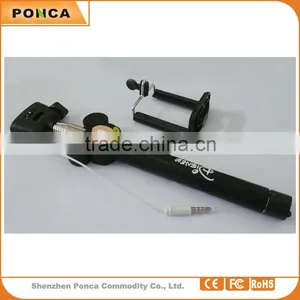 Hot Selling Cartoon Selfie Monopod Stick With Shutter Button Remote Control Phones Selfie Stick thumbnail-1