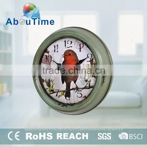 New Product Rectangular Wrought Iron Radio Controlled Wall Clock thumbnail-2