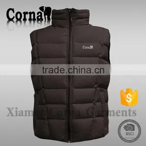 2015 New Arrival Custom Color Sleevelss Windproof 100% Polyester Warm Keeping Waist Coat for Men thumbnail-1