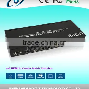 Best Price 4 by 2 HDMI Matrix With Dual ARC thumbnail-1