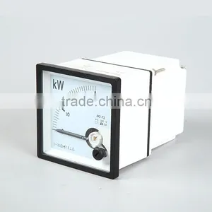 SQ72-W 50KW 72*72 Pointer Type Three-phase Active Power PT380V CT75/5A Wattmeter thumbnail-2