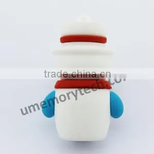 Snowman Style Cartoon Character USB2.0 Flash Hard Thumbnail Drive 128gb thumbnail-3