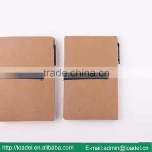 Brown Color Sticker Mini Notebook With Pen,notebook Pen thumbnail-6