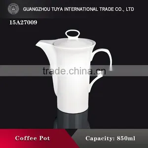 French Style White Antique Ceramic Tea Pot thumbnail-4