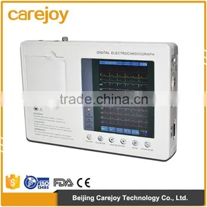 China Supplier of Portable Electric Three/six/twelve Channels Ecg Machine Electrocardiograph 3 Channels thumbnail-1